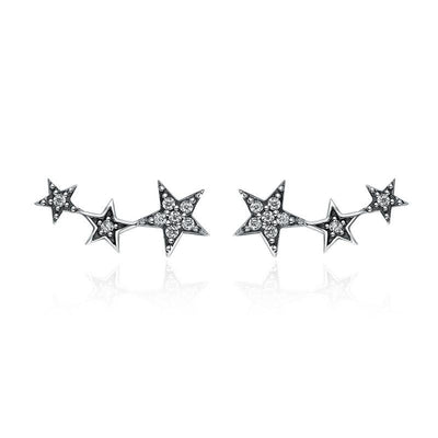 Stackable Stars Earrings - The Silver Goose