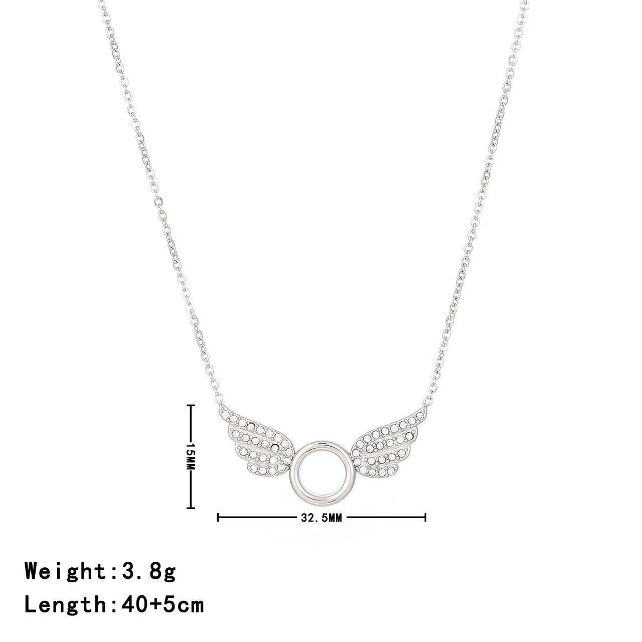 Angel Wings Necklace - The Silver Goose SA