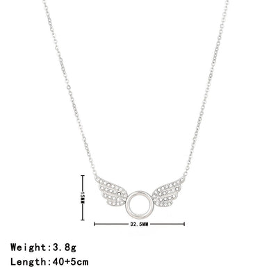 Angel Wings Necklace - The Silver Goose SA