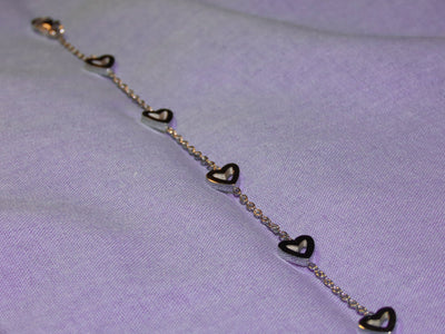 Hearts Strand Bracelet - The Silver Goose SA