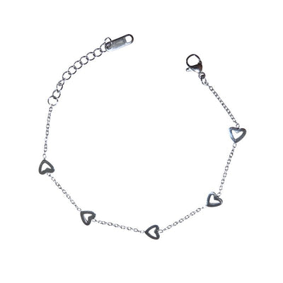 Hearts Strand Bracelet - The Silver Goose SA