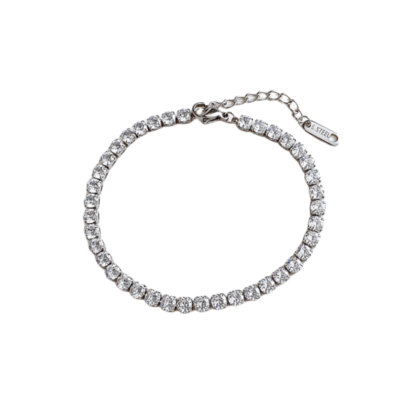 Sparkling Stones Tennis Bracelet - The Silver Goose SA