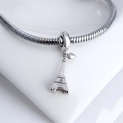 Eiffel Tower Pendant Charm - The Silver Goose