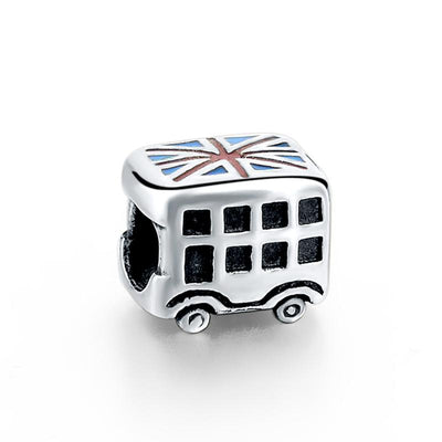 UK Bus Charm - The Silver Goose