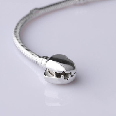 Heart Snake Chain Bracelet - The Silver Goose