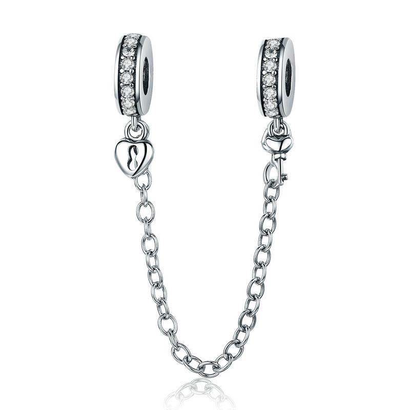 Lock & Key Safety Chain - The Silver Goose
