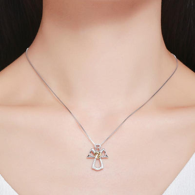 Angel Pendant Necklace - The Silver Goose