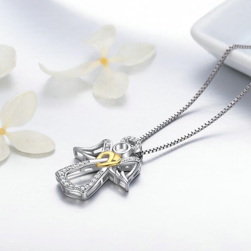 Angel Pendant Necklace - The Silver Goose