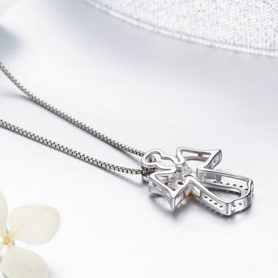 Angel Pendant Necklace - The Silver Goose