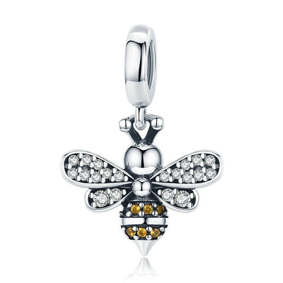 Bee Pendant Charm - The Silver Goose