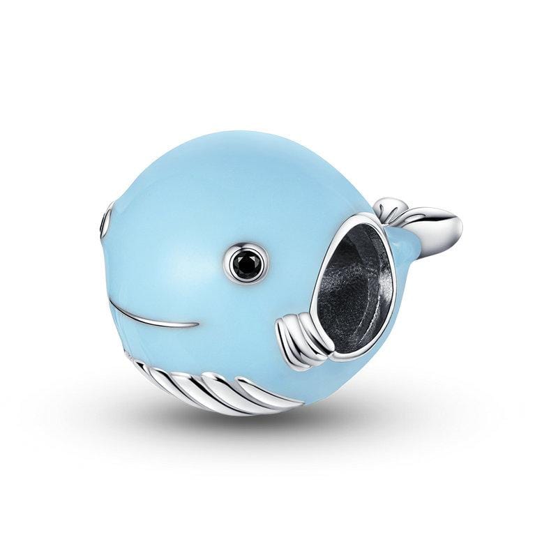 Blue Whale Charm - The Silver Goose