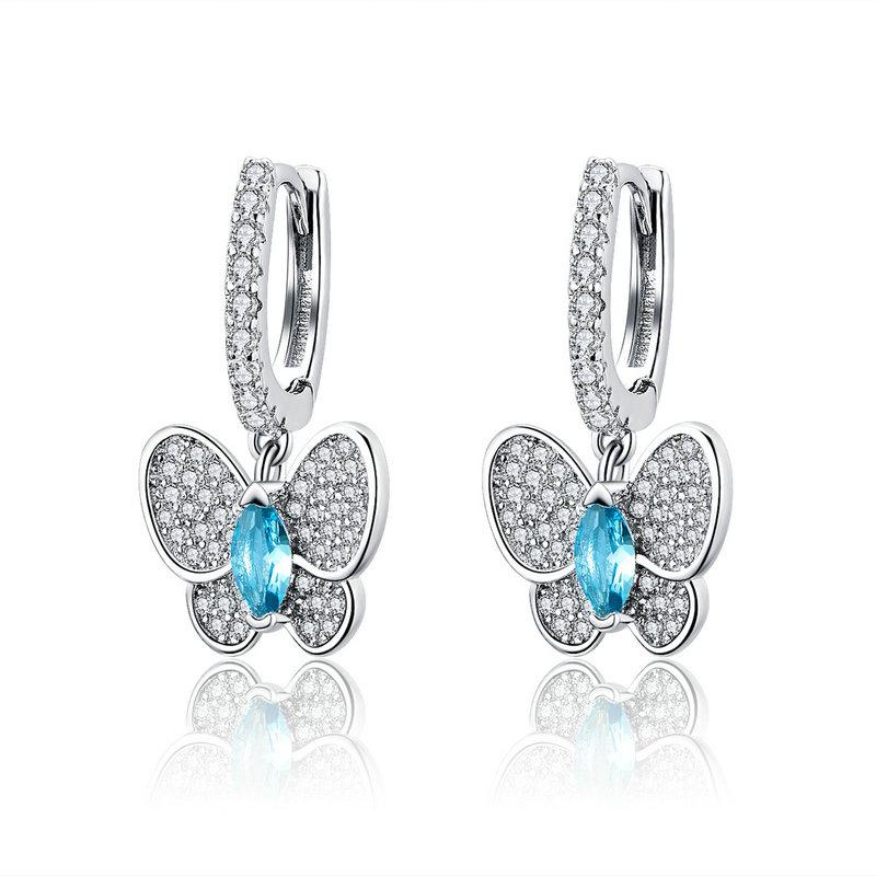 Butterfly Dangle Earrings - The Silver Goose