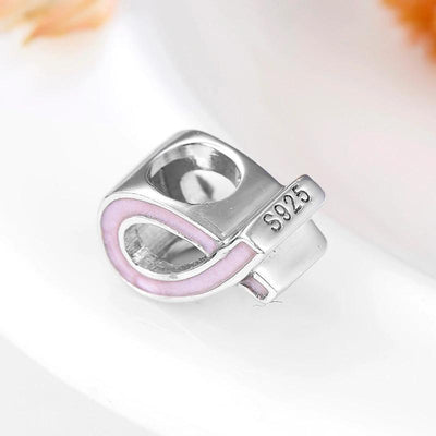 Cancer Ribbon Charm - The Silver Goose