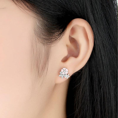 Daisy Cherry Blossom Earrings - The Silver Goose