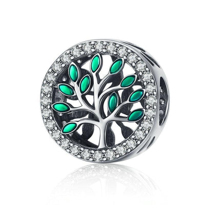 Dazzling Tree of Life Charm - The Silver Goose