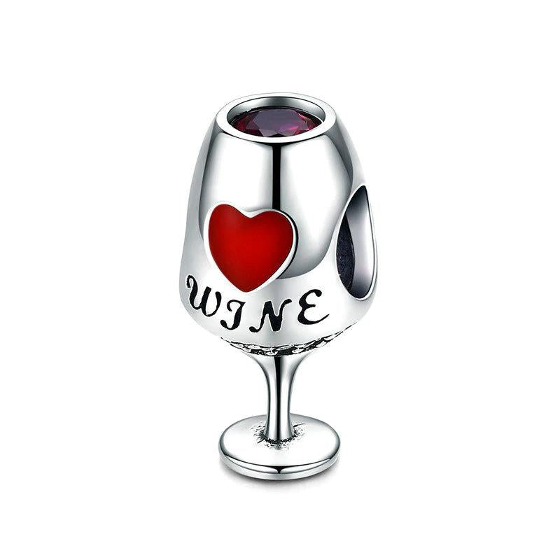 Wine Glass Charm - The Silver Goose