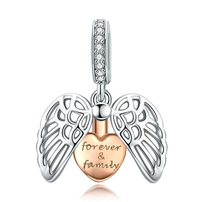 Guardian Wings Pendant Charm - The Silver Goose