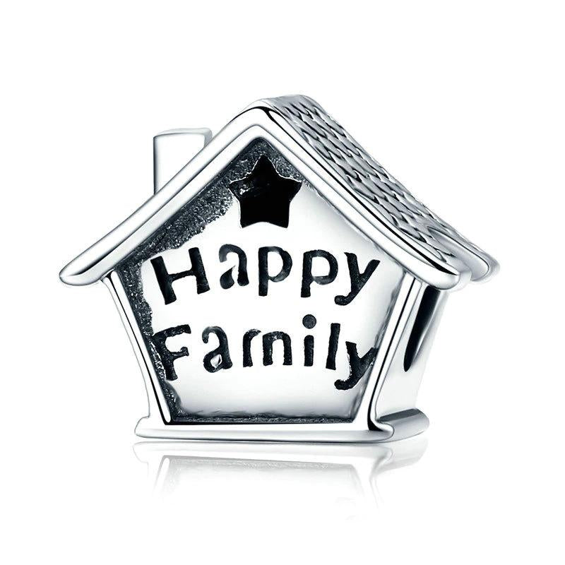 Happy Family House Charm - The Silver Goose