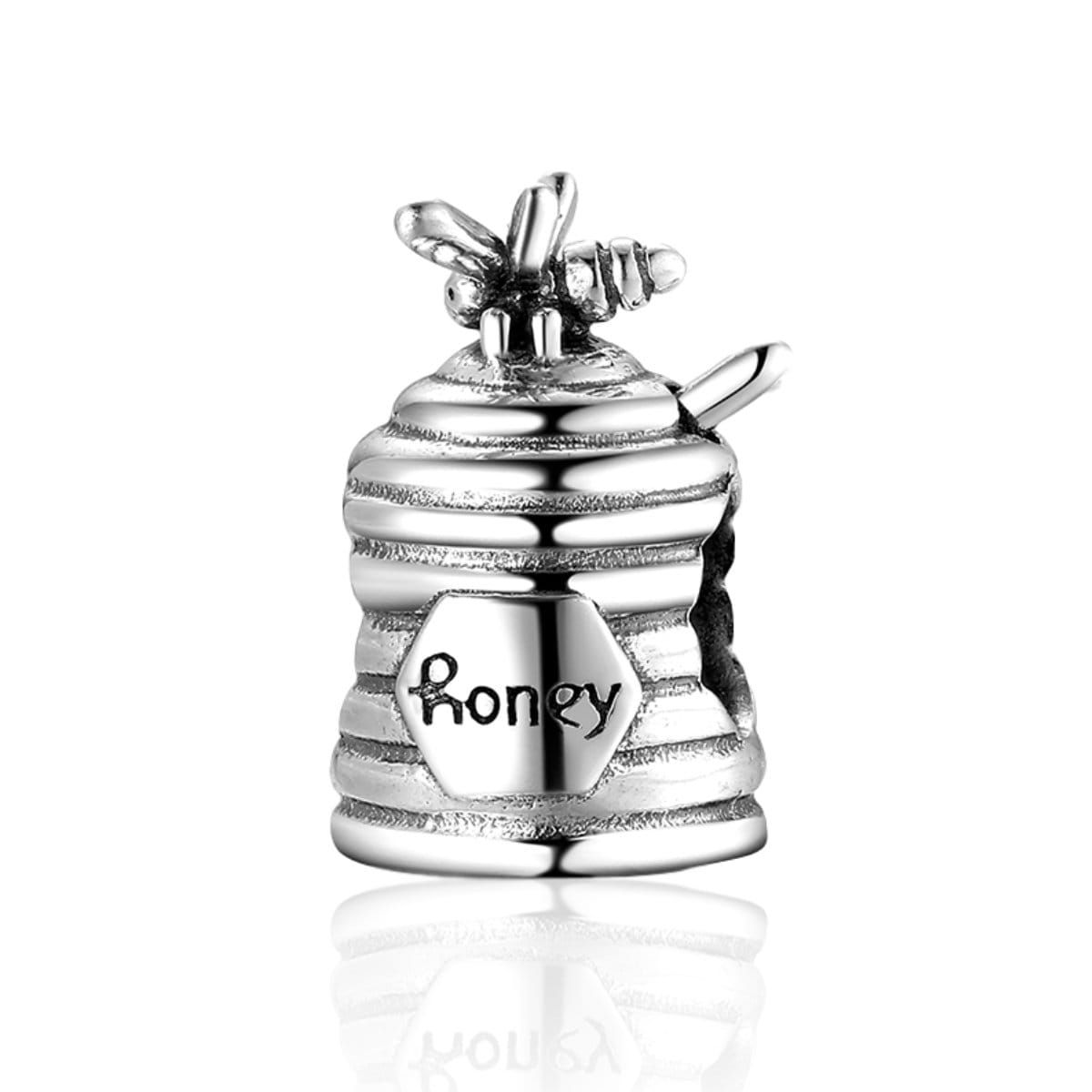 Honey Pot Charm - The Silver Goose