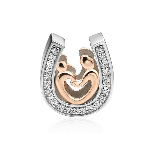 Horseshoe Hand in Hand Charm - The Silver Goose