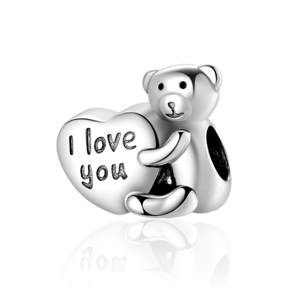 I Love You Bear Charm - The Silver Goose