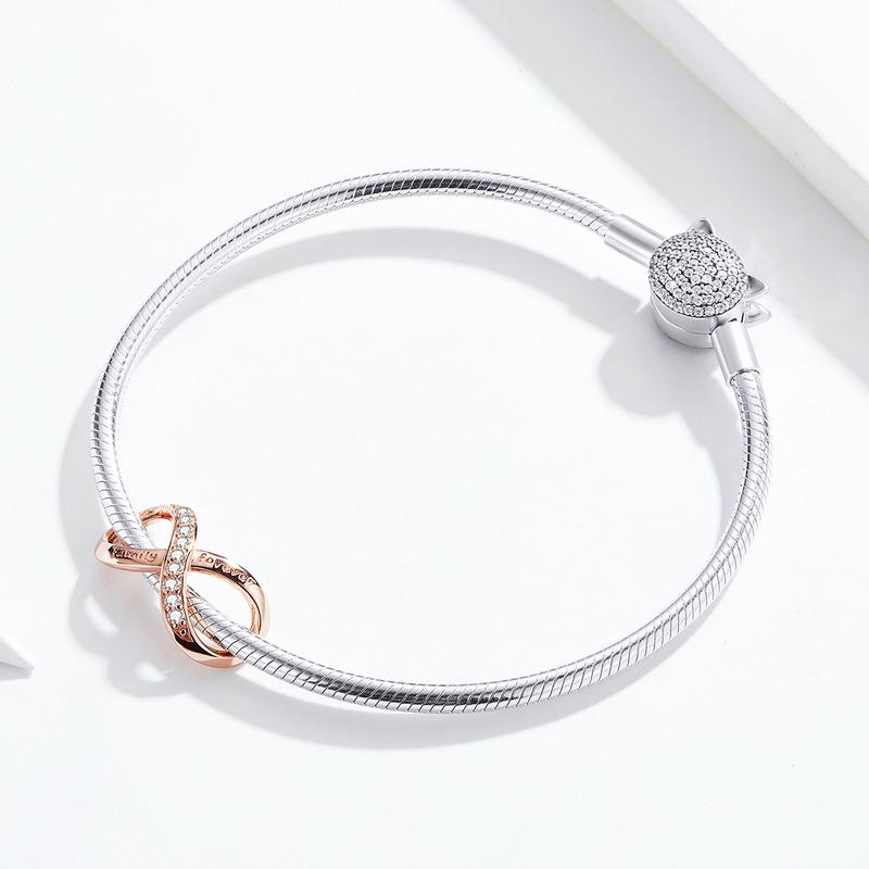 Infinity Rose Gold Charm - The Silver Goose