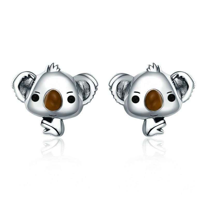 Koala Bear Earrings - The Silver Goose
