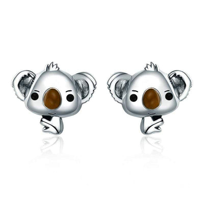 Koala Bear Earrings - The Silver Goose
