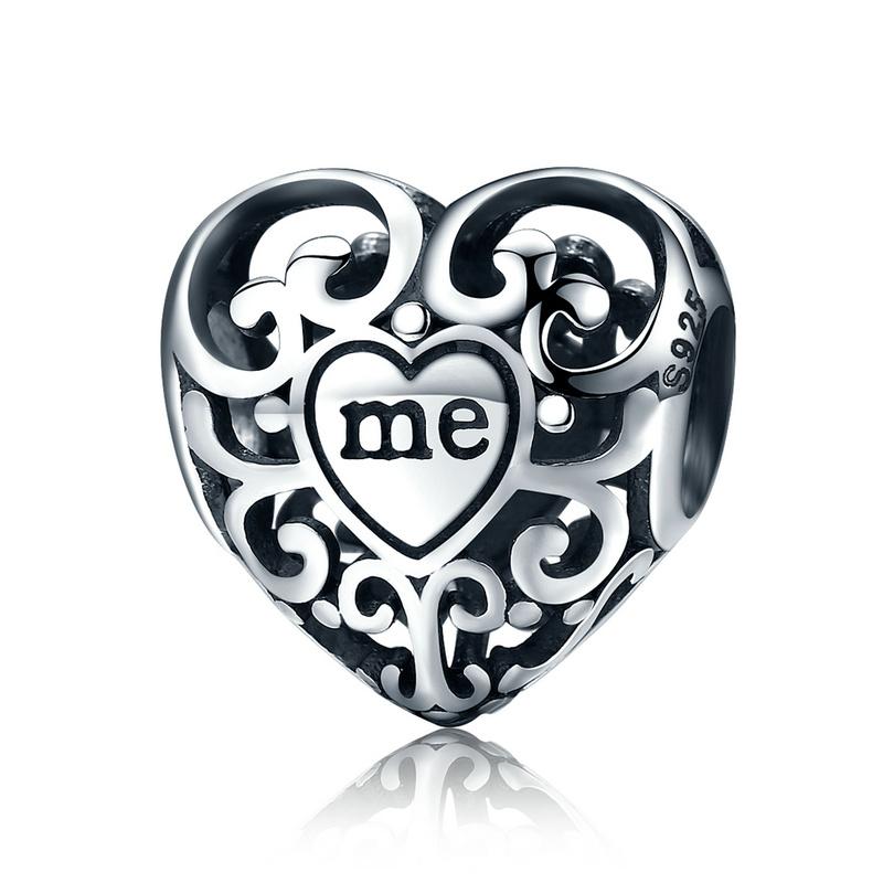 Me Heart Charm - The Silver Goose