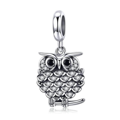 Owl Pendant Charm - The Silver Goose
