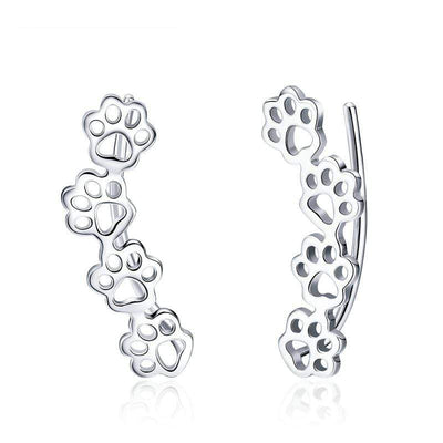 Paw Print Earrings - The Silver Goose