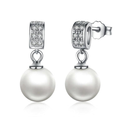 Pearl Drop Earrings - The Silver Goose