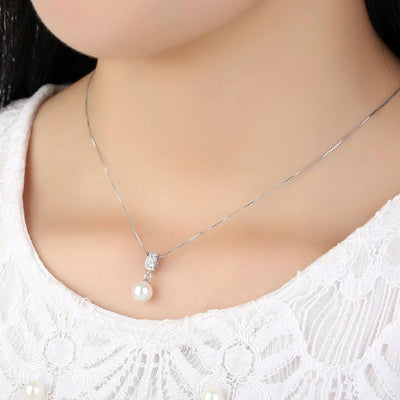 Pearl Pendant Necklace - The Silver Goose