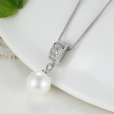 Pearl Pendant Necklace - The Silver Goose