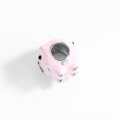 Pink Pig Charm - The Silver Goose