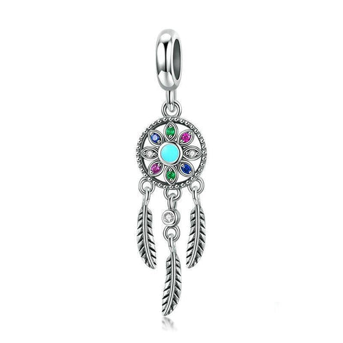 Dream Catcher Pendant Charm - The Silver Goose