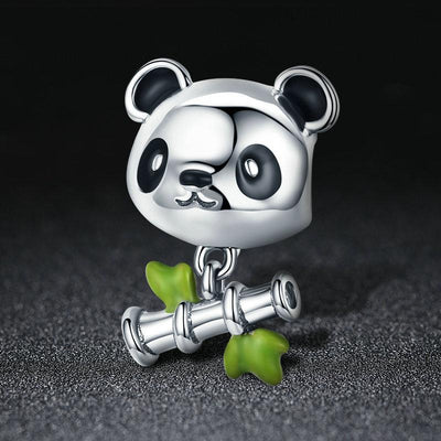 Panda & Bamboo Charm - The Silver Goose