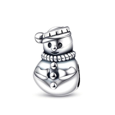 Snowman Charm - The Silver Goose