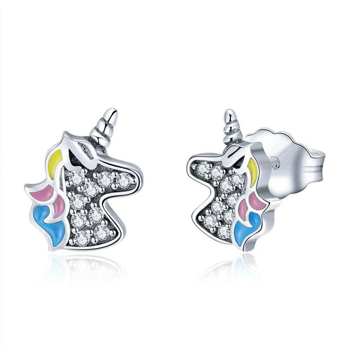 Unicorn Earrings – The Silver Goose NZ