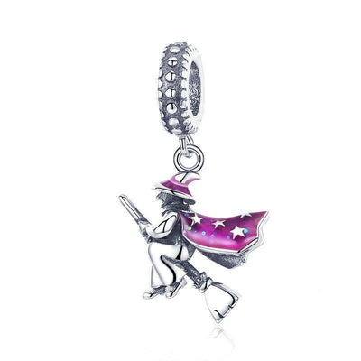 Magic Witch Pendant Charm - The Silver Goose