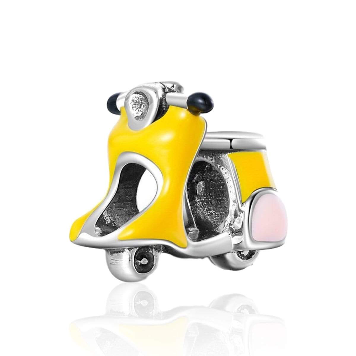 Yellow Scooter Charm - The Silver Goose